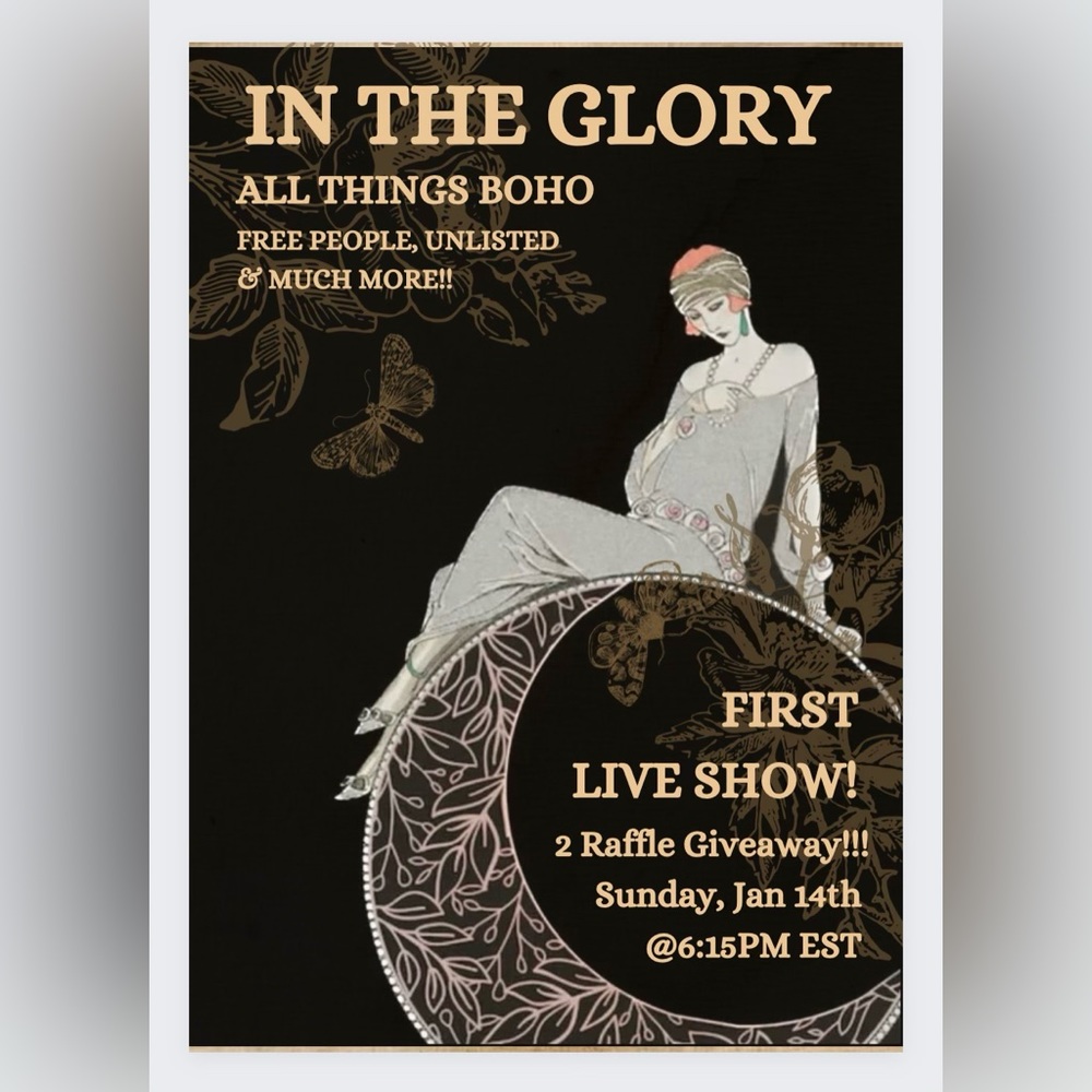 First live show!!!🪭🪭🪭🪭 join me Jan 14th 6:15pm est